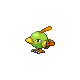 Natu shiny front-facing sprite from Pokémon SoulSilver
