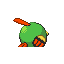 Natu back-facing sprite from Pokémon Ruby