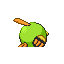 Natu shiny back-facing sprite from Pokémon Ruby