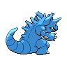 Nidoking shiny back-facing sprite from Pokémon Black 2