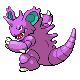 Nidoking front-facing sprite from Pokémon Pearl