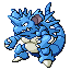 Nidoking shiny front-facing sprite from Pokémon Emerald