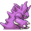 Nidoking back-facing sprite from Pokémon FireRed
