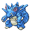Nidoking shiny front-facing sprite from Pokémon FireRed