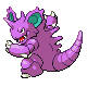 Nidoking front-facing sprite from Pokémon Platinum