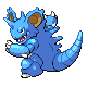 Nidoking shiny front-facing sprite from Pokémon Platinum