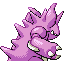 Nidoking back-facing sprite from Pokémon Sapphire
