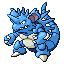 Nidoking shiny front-facing sprite from Pokémon Sapphire