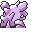Nidoking back-facing sprite from Pokémon Yellow