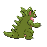 Nidoqueen shiny back-facing sprite from Pokémon Black
