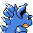 Nidoqueen back-facing sprite from Pokémon Crystal