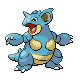 Nidoqueen front-facing sprite from Pokémon Pearl