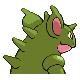 Nidoqueen shiny back-facing sprite from Pokémon Pearl