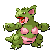 Nidoqueen shiny front-facing sprite from Pokémon Pearl
