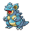 Nidoqueen front-facing sprite from Pokémon FireRed