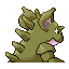 Nidoqueen shiny back-facing sprite from Pokémon FireRed