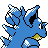 Nidoqueen back-facing sprite from Pokémon Silver