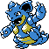 Nidoqueen front-facing sprite from Pokémon Silver
