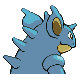 Nidoqueen back-facing sprite from Pokémon HeartGold