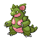 Nidoqueen shiny front-facing sprite from Pokémon HeartGold