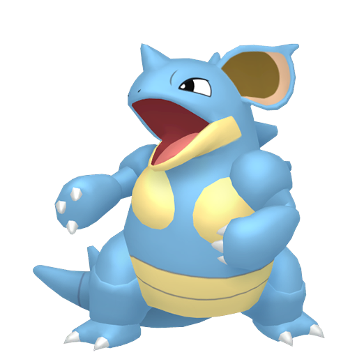 Nidoqueen front-facing sprite from The Isle Of Armor