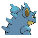 Nidoqueen back-facing sprite from Pokémon Platinum