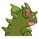Nidoqueen shiny back-facing sprite from Pokémon Platinum