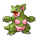 Nidoqueen shiny front-facing sprite from Pokémon Platinum