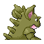 Nidoqueen shiny back-facing sprite from Pokémon Sapphire