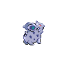 Nidoran-F back-facing sprite from Pokémon Black 2