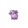 Nidoran-F shiny front-facing sprite from Pokémon Black