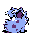 Nidoran-F back-facing sprite from Pokémon Crystal