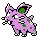 Nidoran-F shiny front-facing sprite from Pokémon Crystal