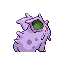 Nidoran-F shiny back-facing sprite from Pokémon FireRed