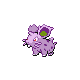 Nidoran-F shiny front-facing sprite from Pokémon HeartGold