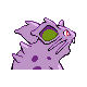 Nidoran-F shiny back-facing sprite from Pokémon Platinum