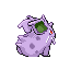 Nidoran-F shiny back-facing sprite from Pokémon Sapphire