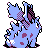 Nidoran-M shiny back-facing sprite from Pokémon Crystal