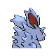 Nidoran-M shiny back-facing sprite from Pokémon SoulSilver