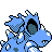 Nidorina back-facing sprite from Pokémon Crystal