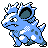 Nidorina front-facing sprite from Pokémon Crystal