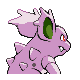 Nidorina shiny back-facing sprite from Pokémon Diamond