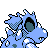Nidorina back-facing sprite from Pokémon Silver