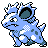 Nidorina front-facing sprite from Pokémon Silver