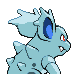 Nidorina back-facing sprite from Pokémon Platinum