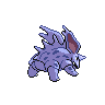 Nidorino shiny back-facing sprite from Pokémon Black