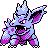 Nidorino shiny front-facing sprite from Pokémon Crystal