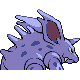 Nidorino shiny back-facing sprite from Pokémon Pearl