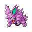 Nidorino front-facing sprite from Pokémon Emerald
