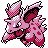 Nidorino front-facing sprite from Pokémon Silver